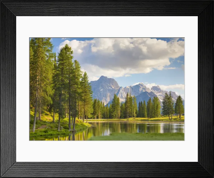 Framed Print : Lake Anturno, UNESCO World Heritage Site, Province of Belluno, Misurina, Veneto, Italy Framed Print : Lake Anturno, UNESCO World Heritage Site, Province of Belluno, Misurina, Veneto, Italy