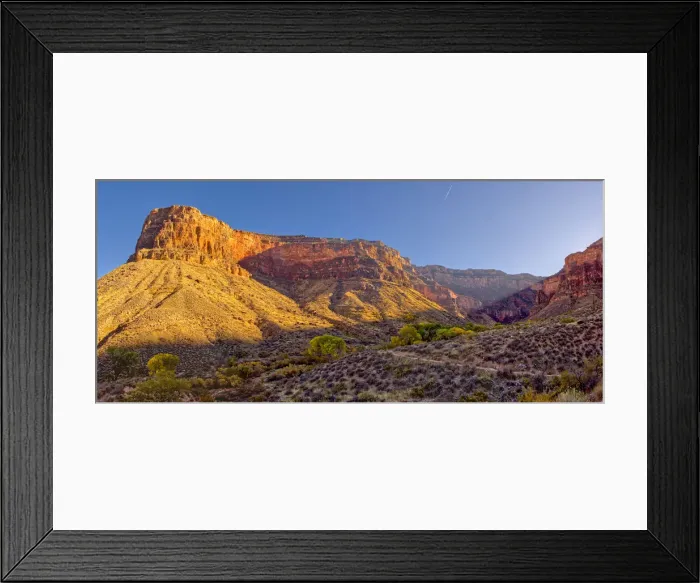 Framed Print : Bright Angel Canyon on the south rim of the Grand Canyon viewed just north of Indian Framed Print : Bright Angel Canyon on the south rim of the Grand Canyon viewed just north of Indian
