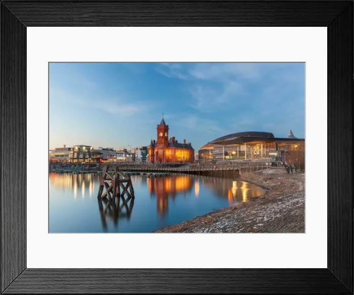 Framed Print : Cardiff Bay, Cardiff, Wales, United Kingdom, Europe