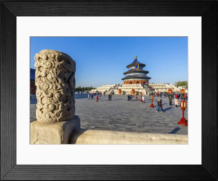 Framed Print : The Hall of Prayer for Good Harvests in the Temple of Heaven, UNESCO World Heritage Site Framed Print : The Hall of Prayer for Good Harvests in the Temple of Heaven, UNESCO World Heritage Site