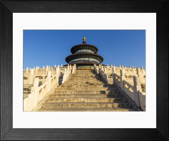 Framed Print : The Hall of Prayer for Good Harvests in the Temple of Heaven, UNESCO World Heritage Site Framed Print : The Hall of Prayer for Good Harvests in the Temple of Heaven, UNESCO World Heritage Site