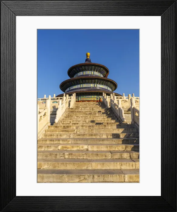 Framed Print : The Hall of Prayer for Good Harvests in the Temple of Heaven, UNESCO World Heritage Site Framed Print : The Hall of Prayer for Good Harvests in the Temple of Heaven, UNESCO World Heritage Site