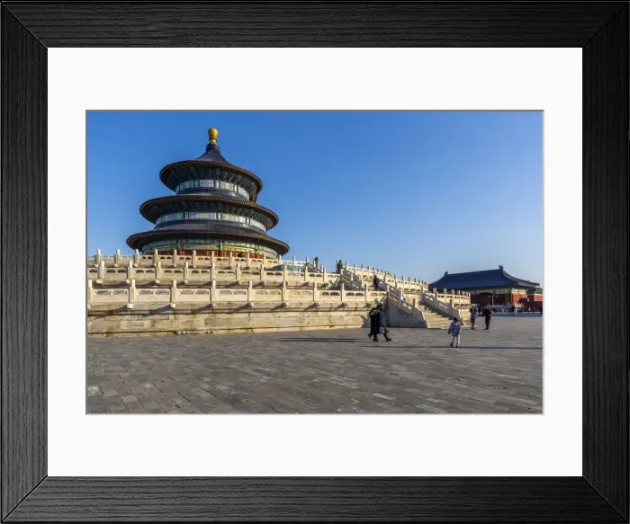 Framed Print : The Hall of Prayer for Good Harvests in the Temple of Heaven, UNESCO World Heritage Site Framed Print : The Hall of Prayer for Good Harvests in the Temple of Heaven, UNESCO World Heritage Site