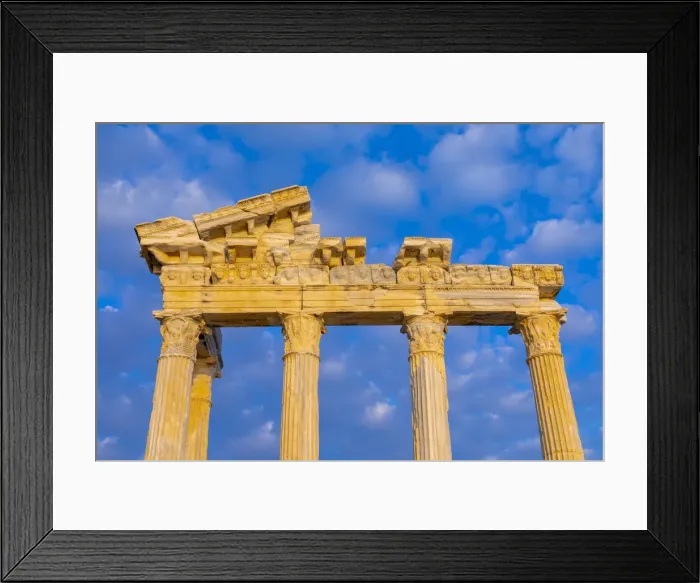 Framed Print : Apollo Temple, Side, Antalya Province, Turkey, Asia Minor, Eurasia Framed Print : Apollo Temple, Side, Antalya Province, Turkey, Asia Minor, Eurasia