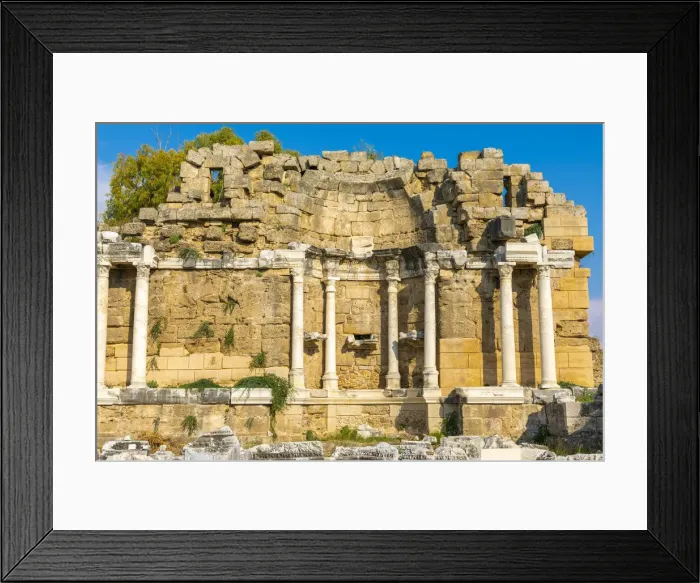 Framed Print : State Agora, Side, Antalya Province, Turkey, Asia Minor, Eurasia Framed Print : State Agora, Side, Antalya Province, Turkey, Asia Minor, Eurasia