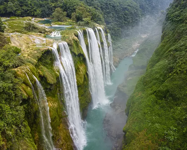 Tamul waterfalls, Huasteca Potosi, San Luis Potosi, Mexico, North America