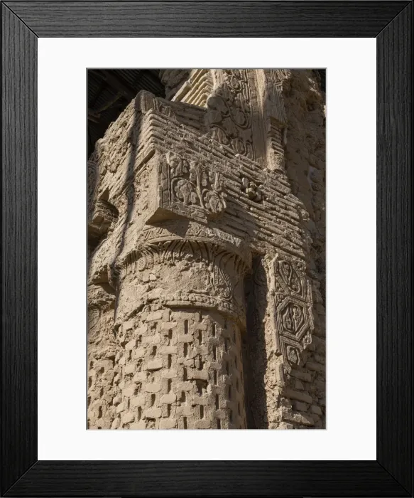 Framed Print : Detail of columns and arches, Haji Piyada Mosque (Noh Gonbad Mosque), Balkh, Afghanistan Framed Print : Detail of columns and arches, Haji Piyada Mosque (Noh Gonbad Mosque), Balkh, Afghanistan