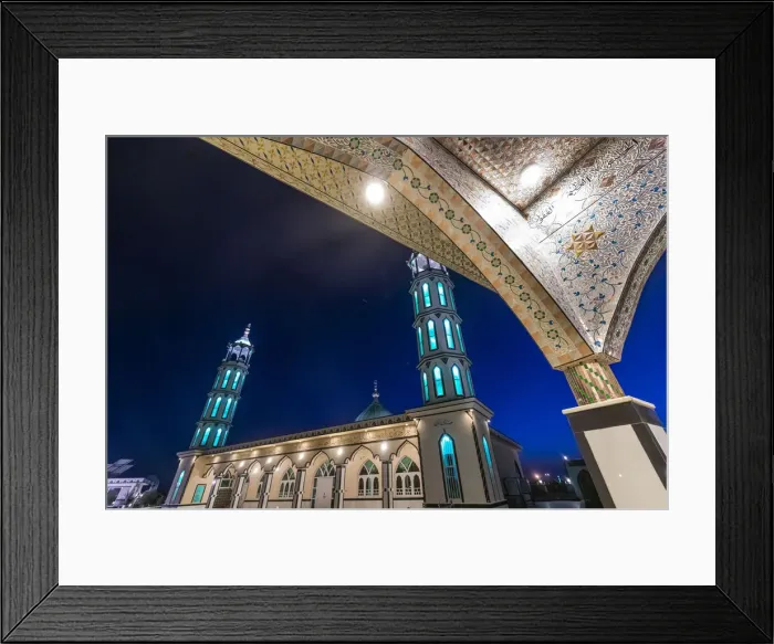 Framed Print : Grand Mosque Azno Mina at night, Kandahar, Afghanistan, Asia Framed Print : Grand Mosque Azno Mina at night, Kandahar, Afghanistan, Asia