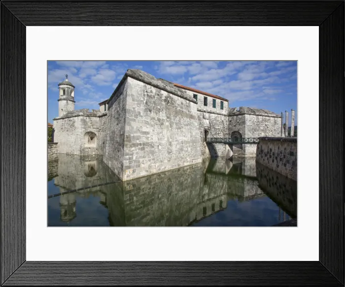 Framed Print : Castillo de la Real Fuerza, Old Town, UNESCO World Heritage Site, Havana, Cuba, West