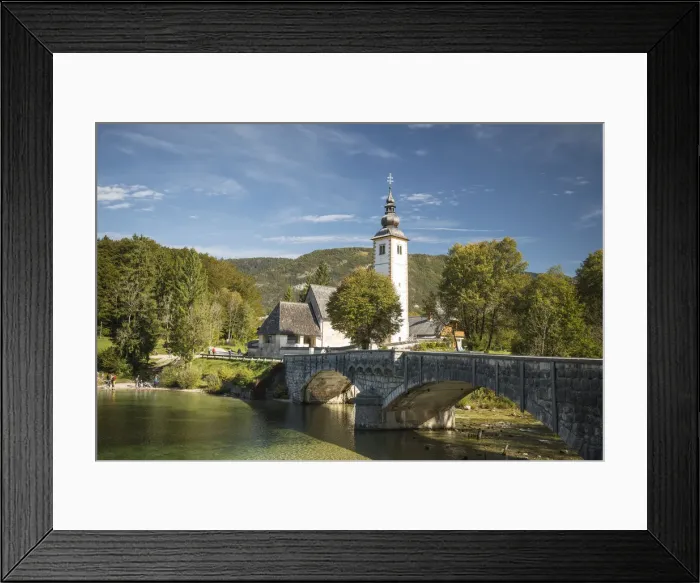 Framed Print : San Giovanni Church, Lake Bohinj, Triglav National Park, Upper Carniola, Slovenia, Europe Framed Print : San Giovanni Church, Lake Bohinj, Triglav National Park, Upper Carniola, Slovenia, Europe