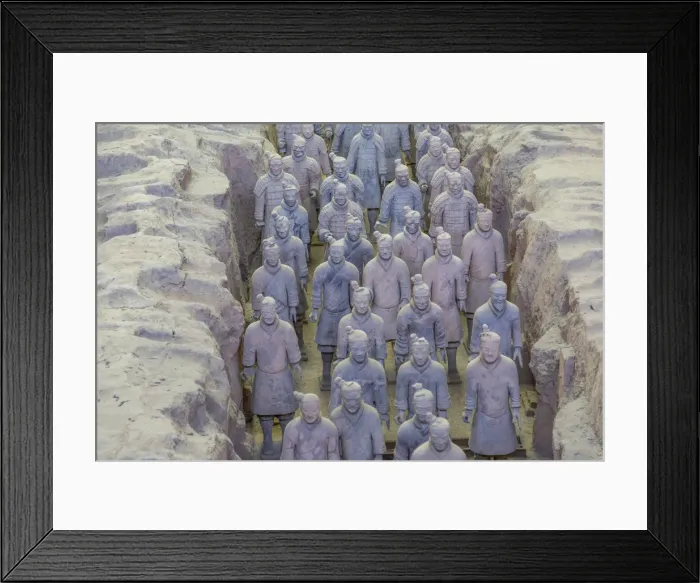 Framed Print : View of Terracotta Warriors in the Tomb Museum, UNESCO World Heritage Site, Xi an Framed Print : View of Terracotta Warriors in the Tomb Museum, UNESCO World Heritage Site, Xi an