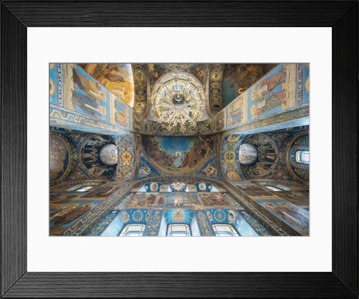 Framed Print : Interior of Church of the Savior on Spilled Blood (Church of the Resurrection), UNESCO Framed Print : Interior of Church of the Savior on Spilled Blood (Church of the Resurrection), UNESCO