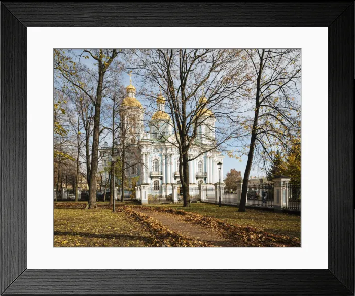 Framed Print : Nikolo-Bogoyavlenskiy Morskoy Sobor Orthodox Church, St. Petersburg, Leningrad Oblast Framed Print : Nikolo-Bogoyavlenskiy Morskoy Sobor Orthodox Church, St. Petersburg, Leningrad Oblast