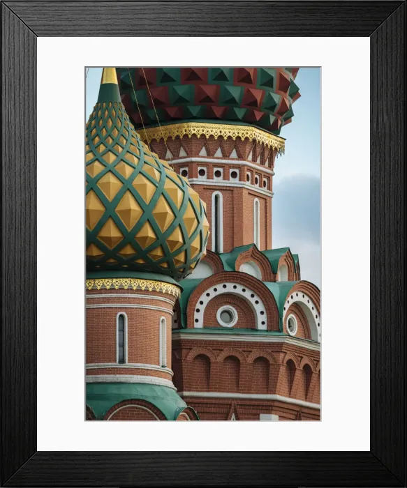 Framed Print : Exterior detail of St. Basils Cathedral, Red Square, UNESCO World Heritage Site Framed Print : Exterior detail of St. Basils Cathedral, Red Square, UNESCO World Heritage Site