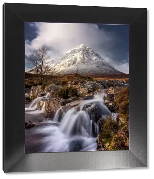 Buachaille Etive Mor and the River Coupall, Glen Etive, Western Highlands, Scotland