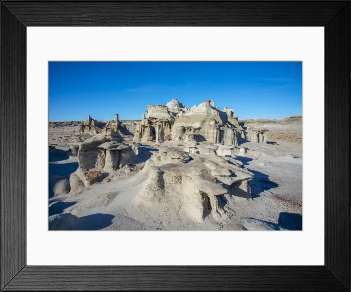 Framed Print : Bisti / De-Na-Zin Wilderness in New Mexico, United States of America, North America Framed Print : Bisti / De-Na-Zin Wilderness in New Mexico, United States of America, North America