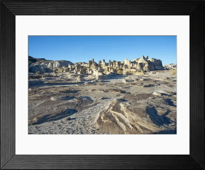 Framed Print : Bisti / De-Na-Zin Wilderness in New Mexico, United States of America, North America Framed Print : Bisti / De-Na-Zin Wilderness in New Mexico, United States of America, North America