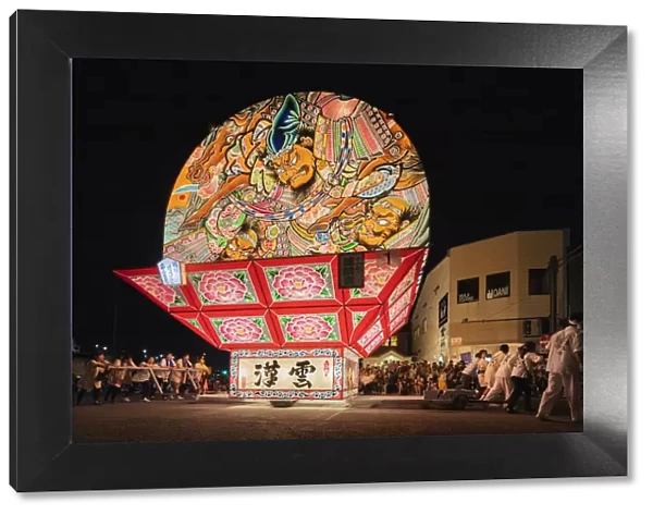 Giant taiko drum, Nebuta festival floats, Hirosaki, Aomori prefecture, Tohoku, Honshu