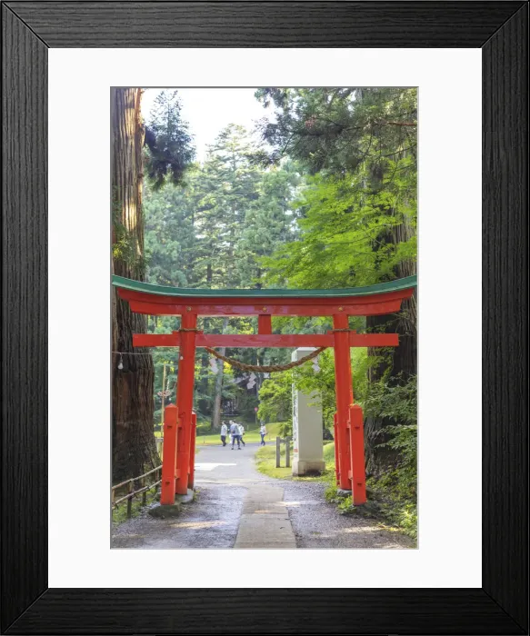 Framed Print : Torii gate, Takkoku no Iwaya Bishaman do temple, UNESCO World Heritage Site, Hiraizumi Framed Print : Torii gate, Takkoku no Iwaya Bishaman do temple, UNESCO World Heritage Site, Hiraizumi