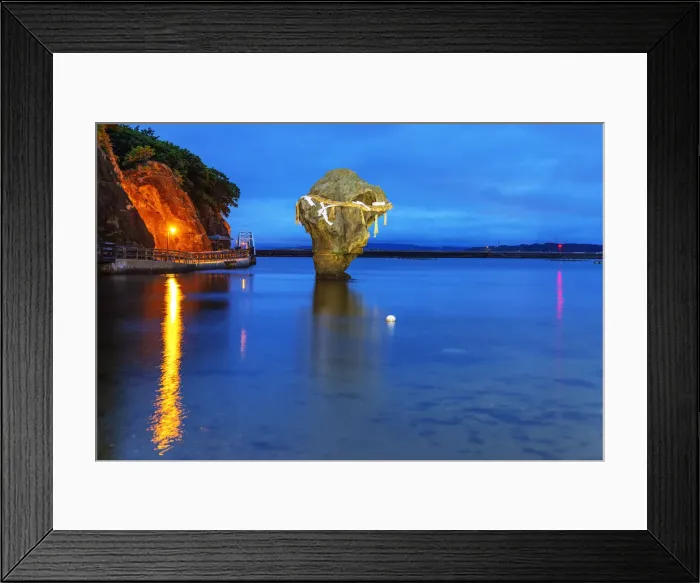 Framed Print : Heishiiwa rock, Esashi, Hokkaido, Japan, Asia Framed Print : Heishiiwa rock, Esashi, Hokkaido, Japan, Asia