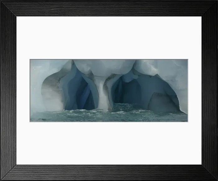 Framed Print : Panorama image of iceberg carved by wind and water, Nunavut and Northwest Territories Framed Print : Panorama image of iceberg carved by wind and water, Nunavut and Northwest Territories
