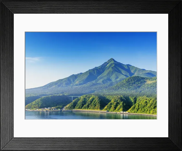 Framed Print : Rishiri Island, Rishiri San (mountain), Hokkaido, Japan, Asia Framed Print : Rishiri Island, Rishiri San (mountain), Hokkaido, Japan, Asia