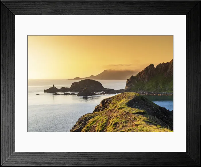 Framed Print : Coastal scenery, Rebun island, Hokkaido, Japan, Asia Framed Print : Coastal scenery, Rebun island, Hokkaido, Japan, Asia