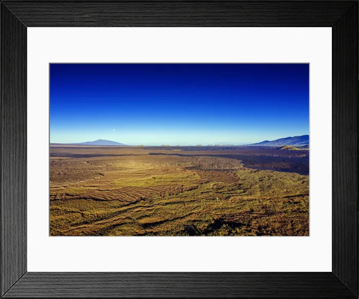 Framed Print : Aerial view of volcanic landscape, Mauna Kea, Big Island, Hawaii Framed Print : Aerial view of volcanic landscape, Mauna Kea, Big Island, Hawaii