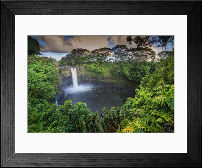 Framed Print : Rainbow Falls, Big Island, Hawaii, United States of America, North America Framed Print : Rainbow Falls, Big Island, Hawaii, United States of America, North America