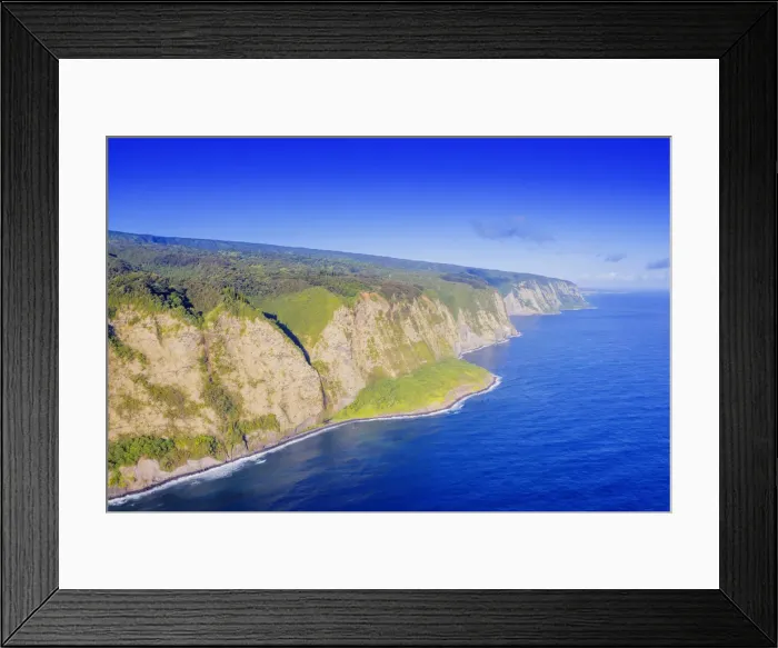 Framed Print : Aeriall view of Waipio valley north shore, Big Island, Hawaii, United States of America Framed Print : Aeriall view of Waipio valley north shore, Big Island, Hawaii, United States of America