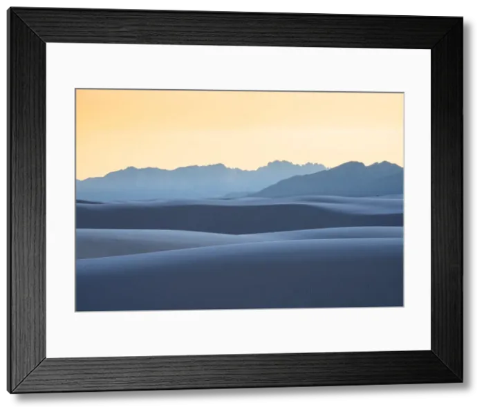 Framed Print : White Sands National Park at sunset, New Mexico, United States of America, North America Framed Print : White Sands National Park at sunset, New Mexico, United States of America, North America