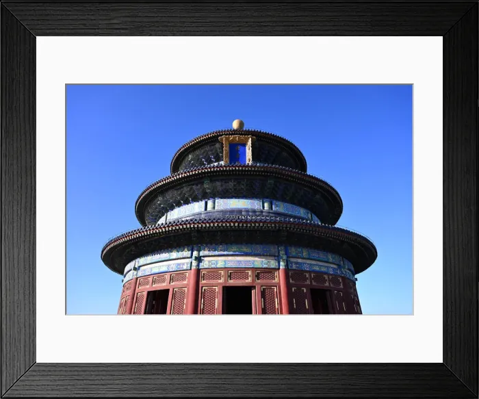 Framed Print : The Hall of Prayer for Good Harvests, in the Temple of Heaven complex Framed Print : The Hall of Prayer for Good Harvests, in the Temple of Heaven complex