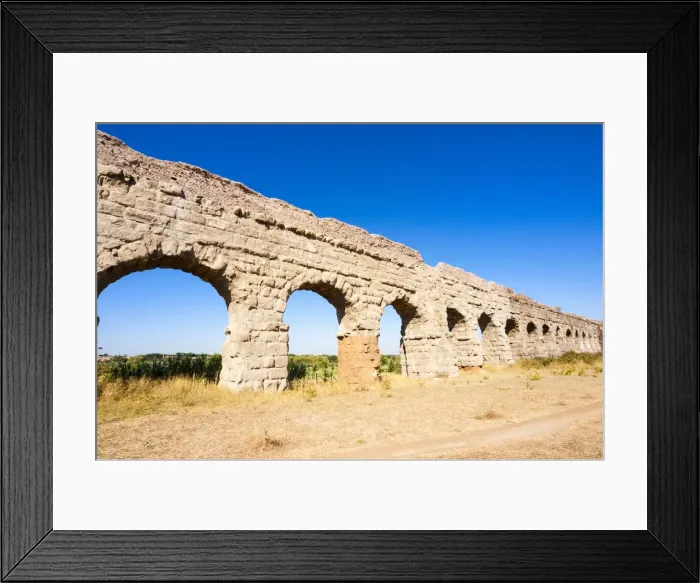 Framed Print : Parco degli Acquedotti, Appian Way Park, remains of Roman aqueduct Claudio (Aqua Claudia) Framed Print : Parco degli Acquedotti, Appian Way Park, remains of Roman aqueduct Claudio (Aqua Claudia)