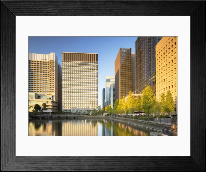 Framed Print : Skyscrapers of Marunouchi and Imperial Palace moat, Tokyo, Honshu, Japan, Asia Framed Print : Skyscrapers of Marunouchi and Imperial Palace moat, Tokyo, Honshu, Japan, Asia