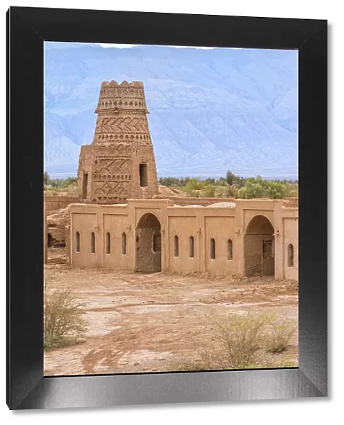 Ruins of Shafiabad caravanserai, Kerman Province, Iran, Middle East