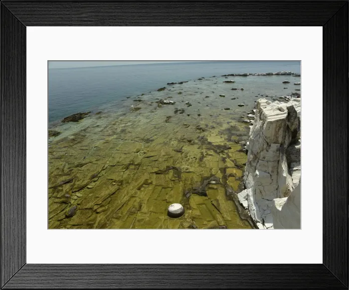 Framed Print : Ancient quarry of Alyki, Thassos, Greek Islands, Greece, Europe Framed Print : Ancient quarry of Alyki, Thassos, Greek Islands, Greece, Europe