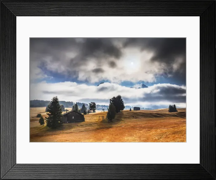 Framed Print : The plateau of Seiser Alm during autumn, Seiser Alm, Dolomites, province of Bolzano Framed Print : The plateau of Seiser Alm during autumn, Seiser Alm, Dolomites, province of Bolzano