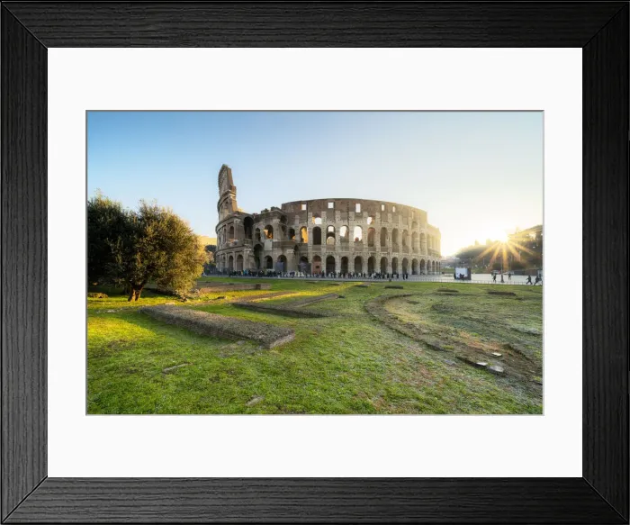 Framed Print : Colosseum at sunrise, UNESCO World Heritage Site, Rome, Lazio, Italy, Europe Framed Print : Colosseum at sunrise, UNESCO World Heritage Site, Rome, Lazio, Italy, Europe