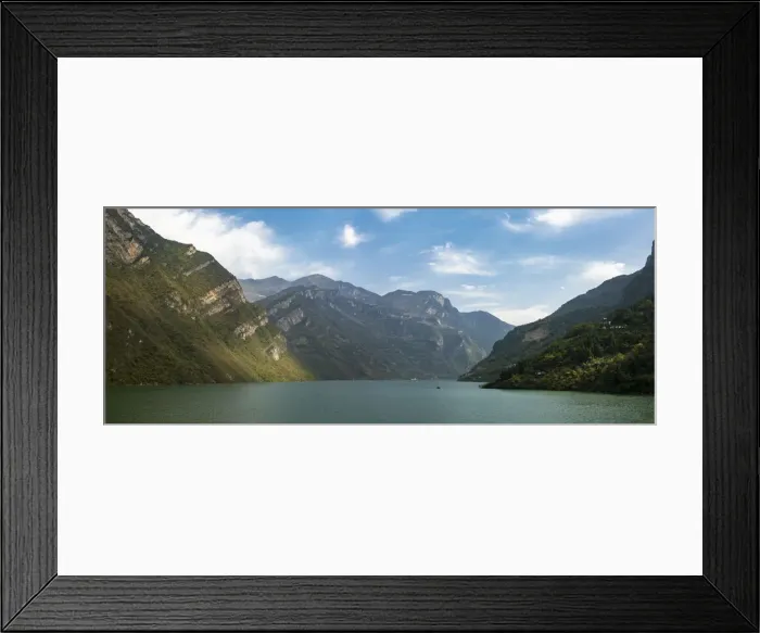 Framed Print : View of the Three Gorges on the Yangtze River, Peoples Republic of China, Asia Framed Print : View of the Three Gorges on the Yangtze River, Peoples Republic of China, Asia