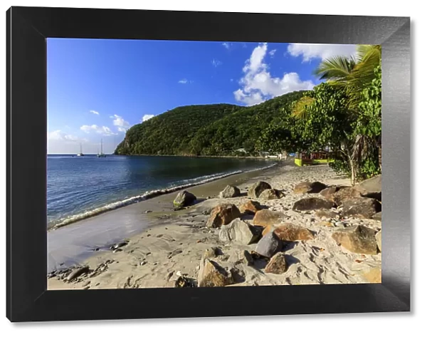 Deshaies waterfront, Death In Paradise location, Basse Terre, Guadeloupe, Leeward Islands