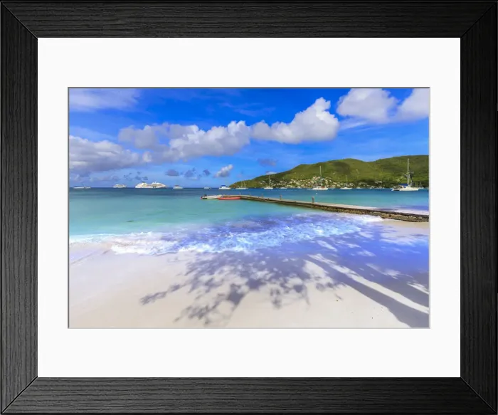 Framed Print : Quiet Caribbean, beach, turquoise sea, beautiful Port Elizabeth, Admiralty Bay, Bequia Framed Print : Quiet Caribbean, beach, turquoise sea, beautiful Port Elizabeth, Admiralty Bay, Bequia