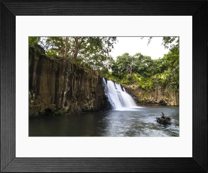 Framed Print : Flowing water of Rochester Falls, Souillac, South Mauritius, Indian Ocean, Africa Framed Print : Flowing water of Rochester Falls, Souillac, South Mauritius, Indian Ocean, Africa