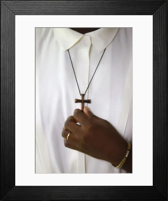 Framed Print : Nuns cross and ring, Danyi Dzogbegan, Togo, West Africa, AFrica Framed Print : Nuns cross and ring, Danyi Dzogbegan, Togo, West Africa, AFrica