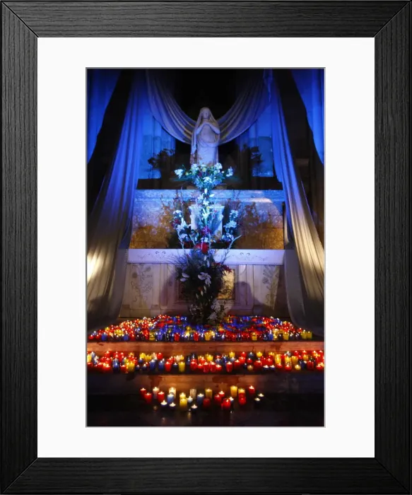 Framed Print : Light festival and feast of the Immaculate Conception, St Framed Print : Light festival and feast of the Immaculate Conception, St