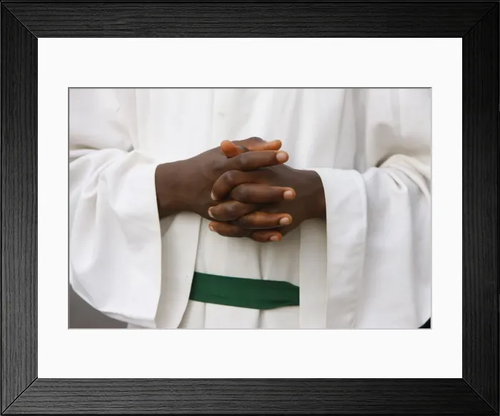 Framed Print : African altar boy, Lome, Togo, West Africa, Africa Framed Print : African altar boy, Lome, Togo, West Africa, Africa