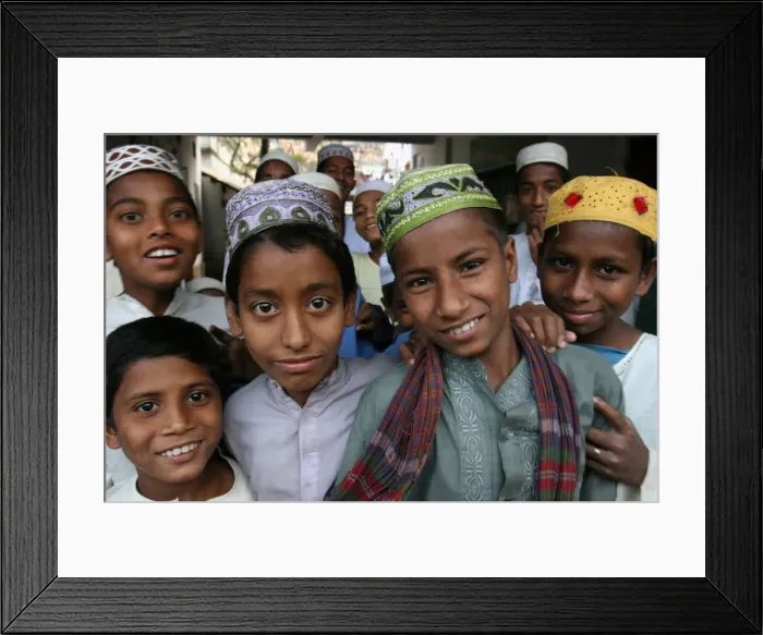 Framed Print : Koranic school students, Dhaka, Bangladesh, Asia Framed Print : Koranic school students, Dhaka, Bangladesh, Asia