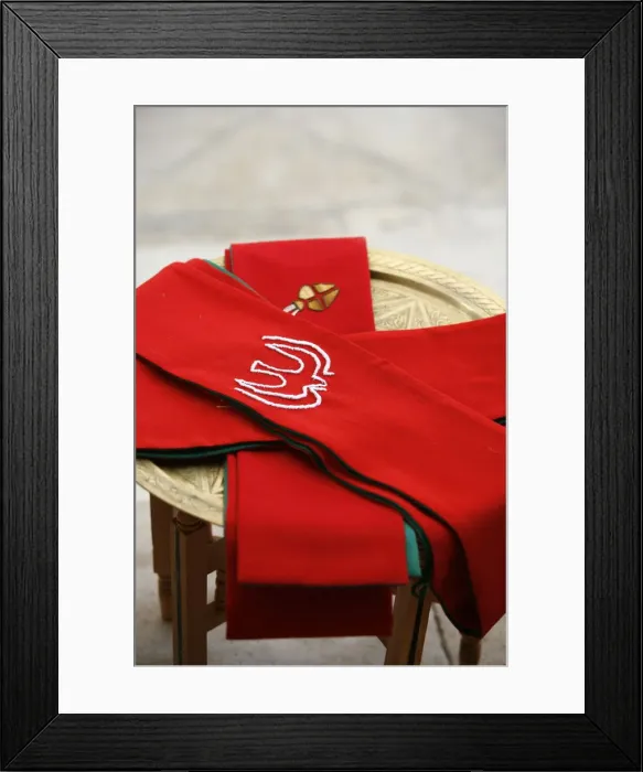 Framed Print : Deacon ordination in Pontigny Abbey church, Pontigny, Yonne, France, Europe Framed Print : Deacon ordination in Pontigny Abbey church, Pontigny, Yonne, France, Europe
