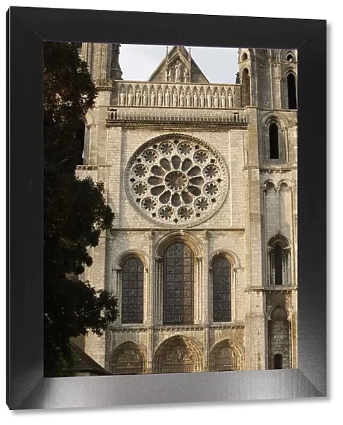 Royal gate, Chartres cathedral, UNESCO World Heritage Site, Chartres, Eure-et-Loir