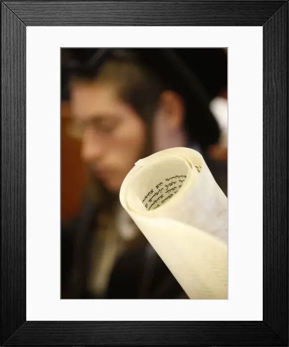 Framed Print : Purim celebration in the Belz Synagogue, Jerusalem, Middle East Framed Print : Purim celebration in the Belz Synagogue, Jerusalem, Middle East