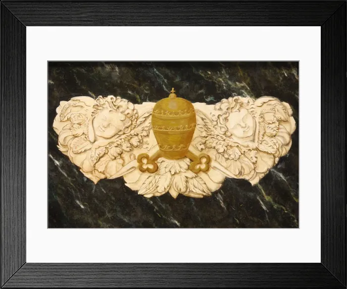 Framed Print : Popes arms in St. Peters church, Avignon, Vaucluse, France, Europe Framed Print : Popes arms in St. Peters church, Avignon, Vaucluse, France, Europe